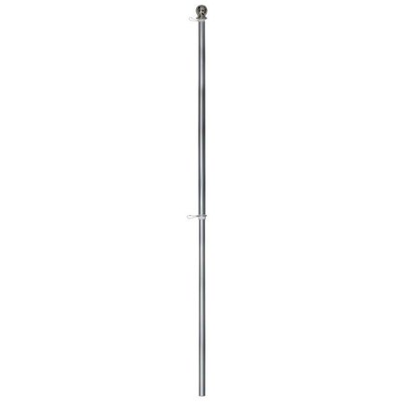 VALLEY FORGE Flag Pole, 1 in Dia, Aluminum 29407-TANGLE